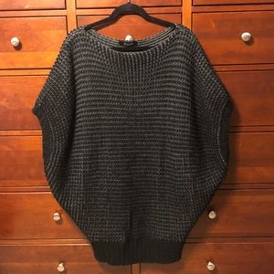 Oversized Black Wool Sweater